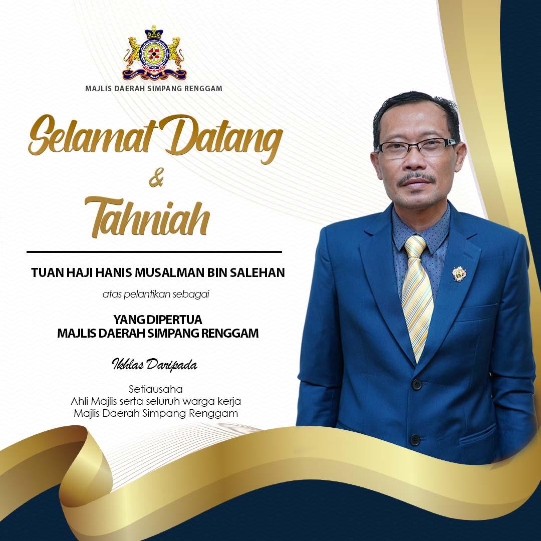 Selamat Datang Dan Tahniah Diucapkan Kepada Tuan Haji Hanis Musalman ...